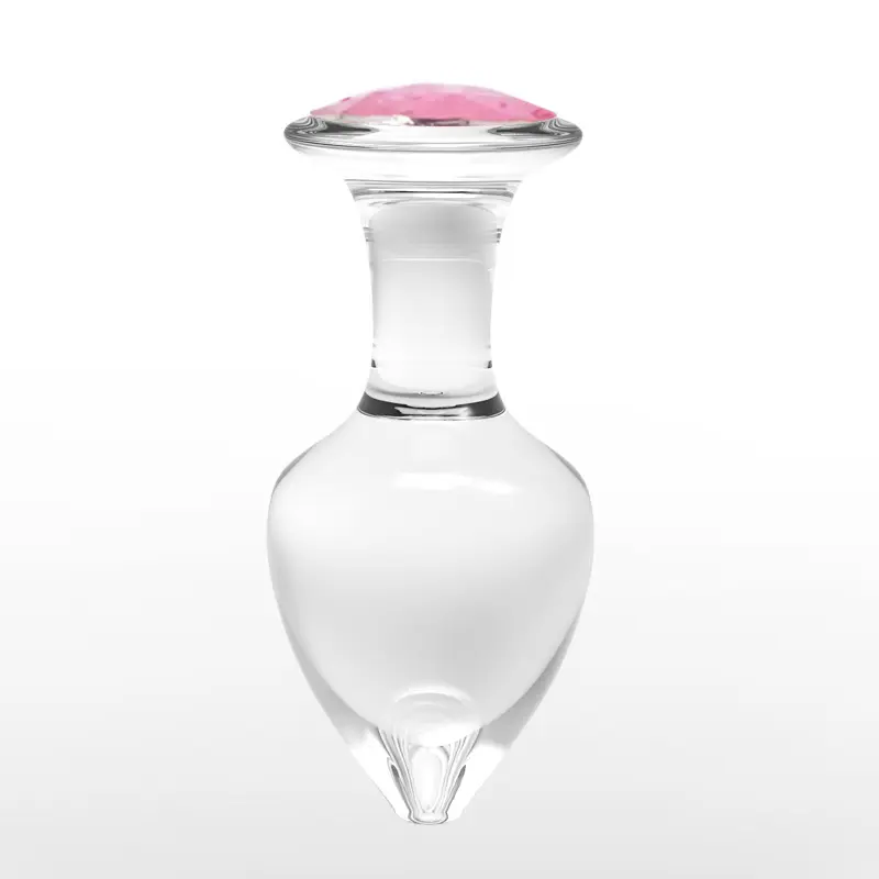 Factory HandMade Crystal Color G Spot Glass Dildo Sex Toys Anal Plug Toys