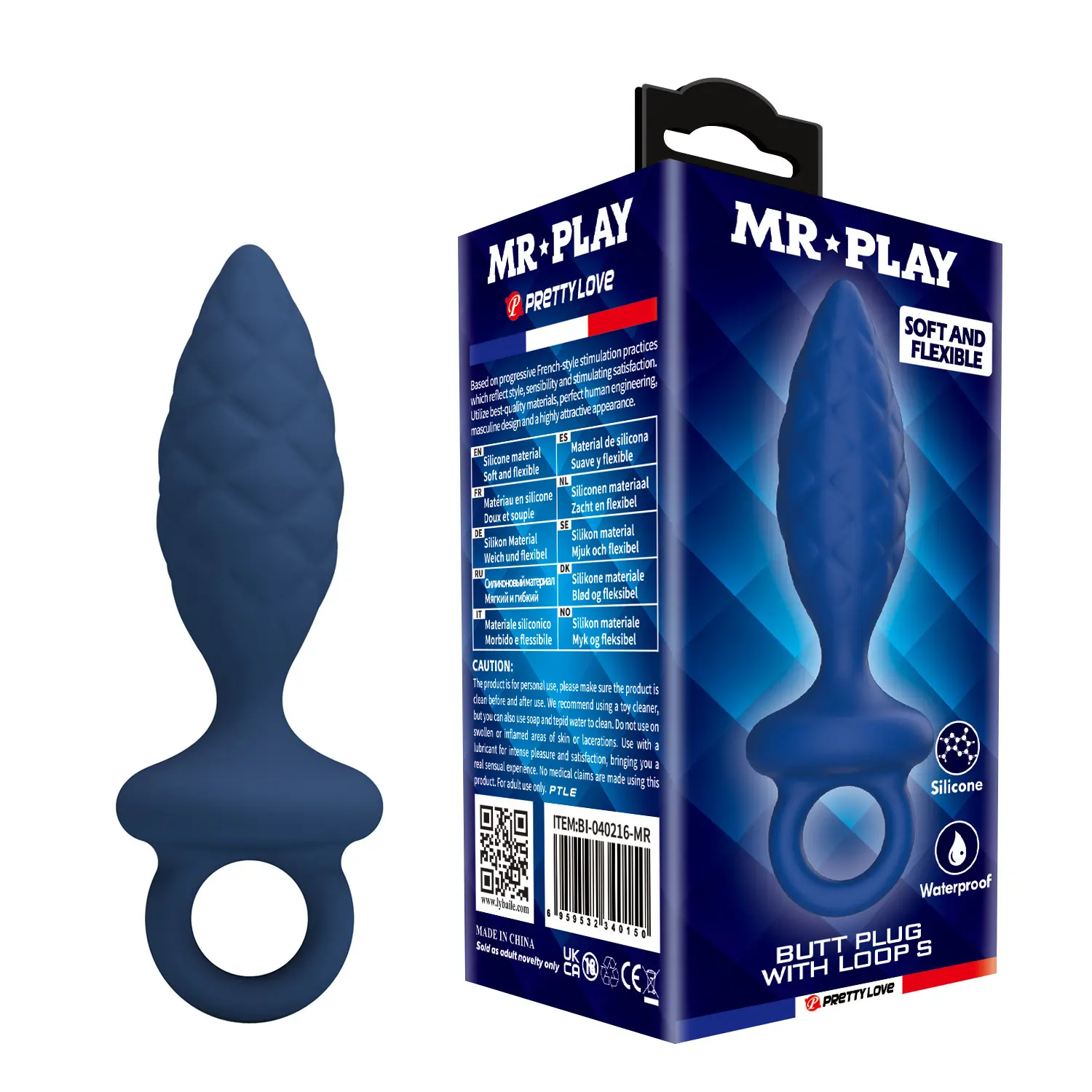 Pretty love Silicone Anal Plug Massage Man Gay Anal Set Butt Plugs Adult Sex Toy