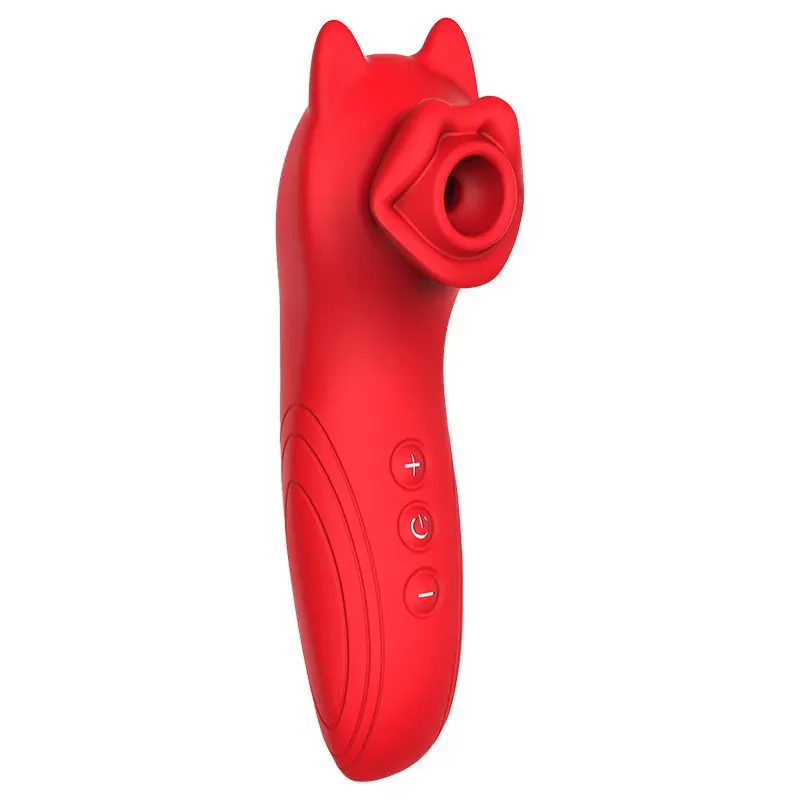 10 Vibration Mini Puppy Ears Sucking Tease Massage Masturbator Vibrator USB Rechargeable 100% Waterproof