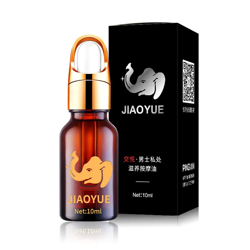 Revitalizing Eco-Friendly Plant-Based Massage Oil for Men's Intimate Areas Skin Moisturizing 10ml