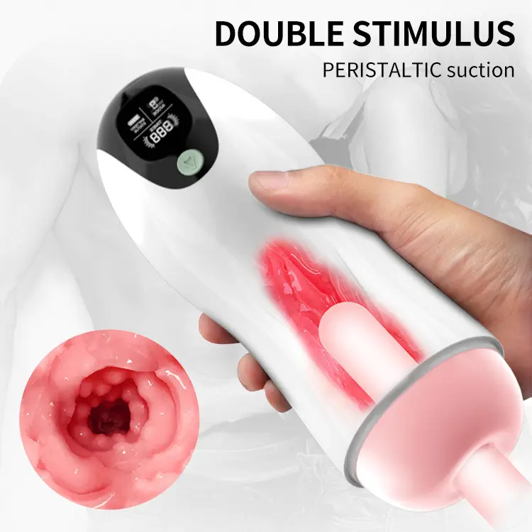 Automatic Variable Speed TPE Male Masturbation Cup Vibrator IPX6 Waterproof 600g Adult Sex Toy