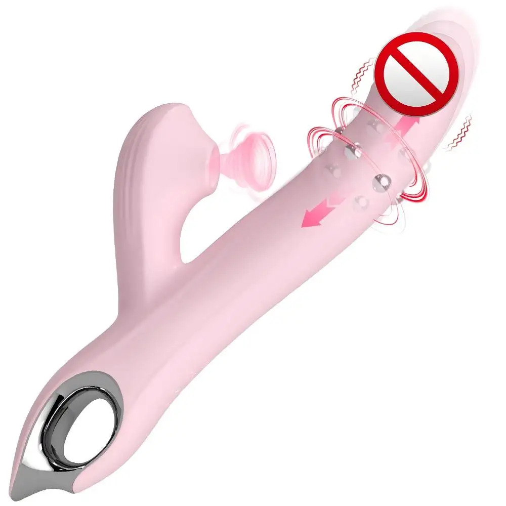 New 4 in 1  G Spot Vibrators Sucking Clitoral Stimulator Thrusting Vibrator for Women Sex Toys