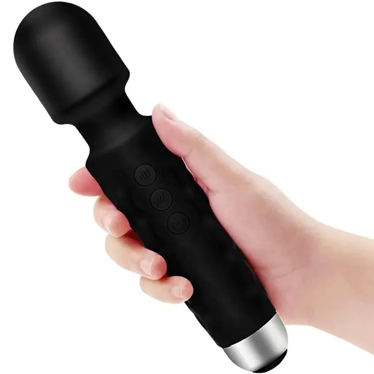 Certificated 8 Speed 20 Vibration Rechargeable Silicone Erotic Toy G-spot Massage Wand Women Vibrator Adult Sex Toys