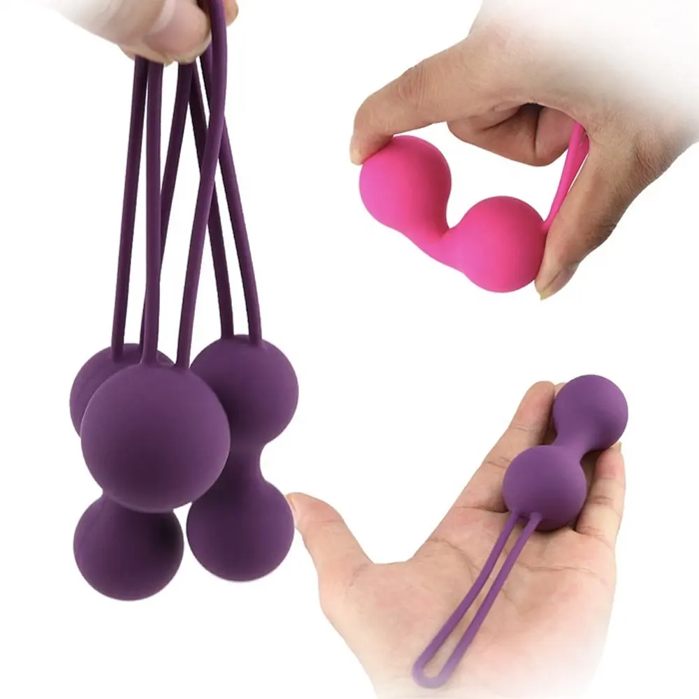 Hot Sell Cherry Sex Toys Kit Ben Wa Kegel Balls for Women Vagina Massage Exercise Beginners