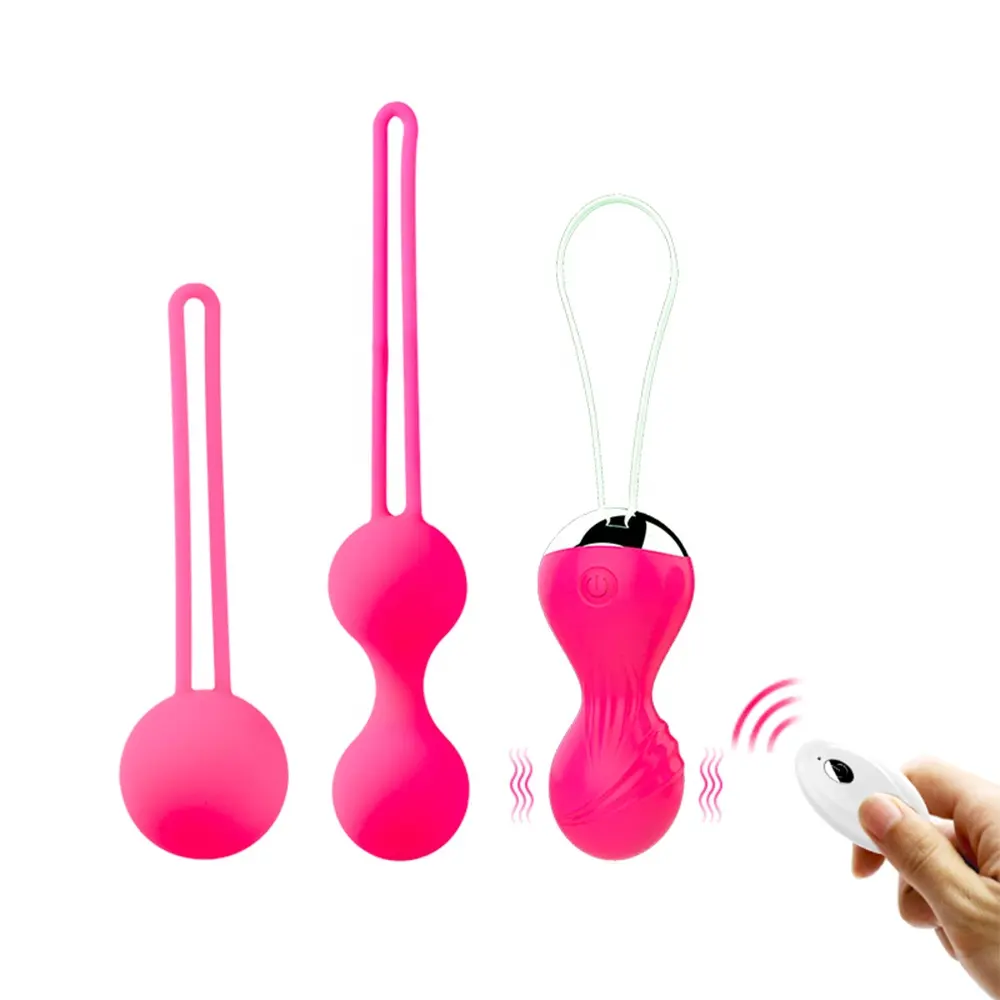 Top Sell Ben Wa Balls Weighted Sex Toys Kegel Balls for Tightening Silicone Remote Control Kegel Balls for Women