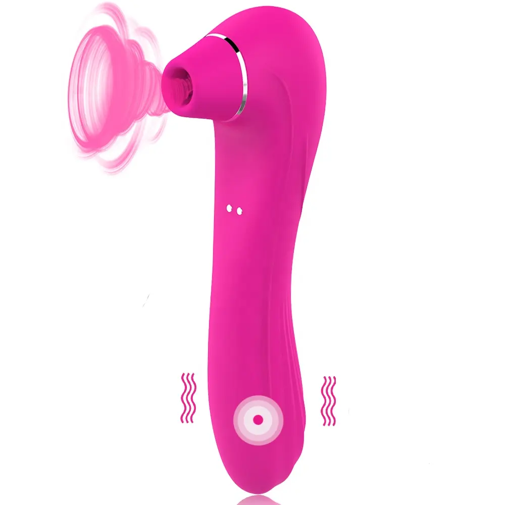 Real Satisfying 10 Speeds Women's Sucking & Vibrating Massager G Spot Nipple Clitoral Sucking Vibrator Clit Sucker Dildo Women