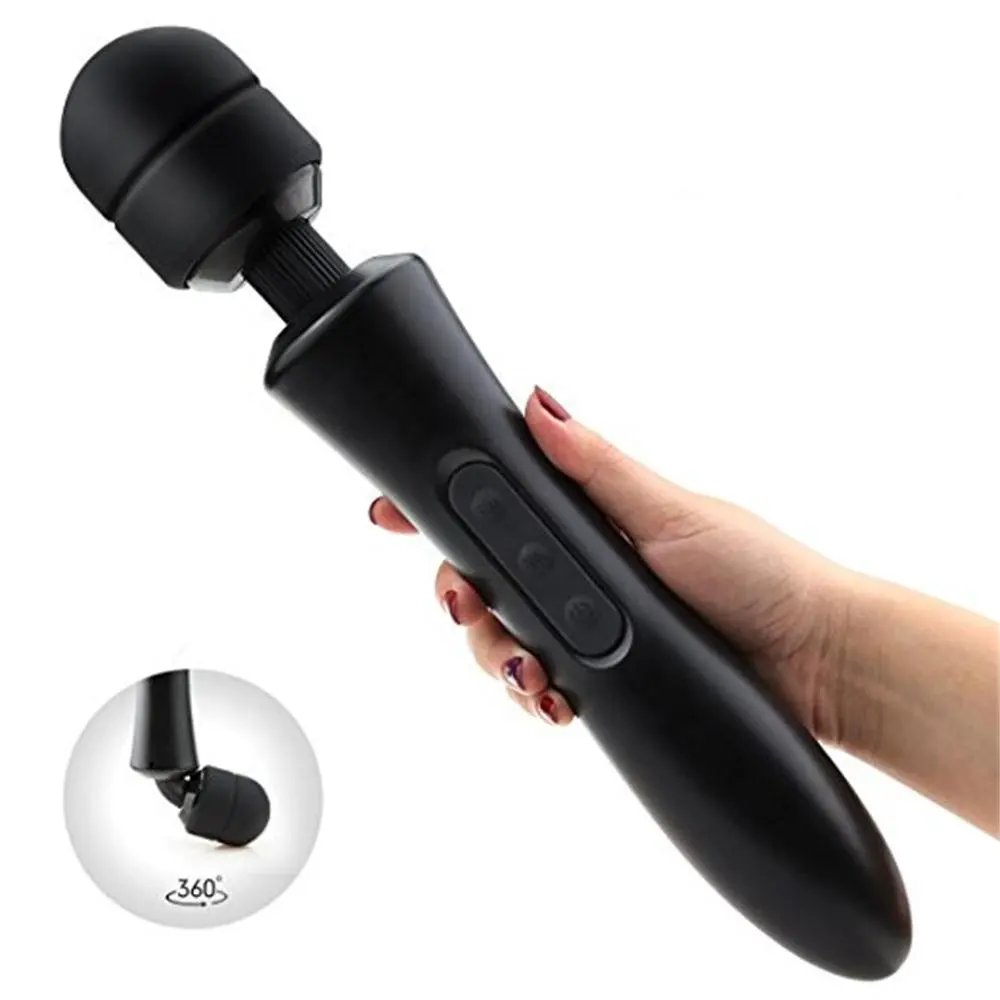 Big Vibrating Wand Massage Stick Hand Held Neck Shoulder Back Arm Leg Massager Pain Relief Massage Products