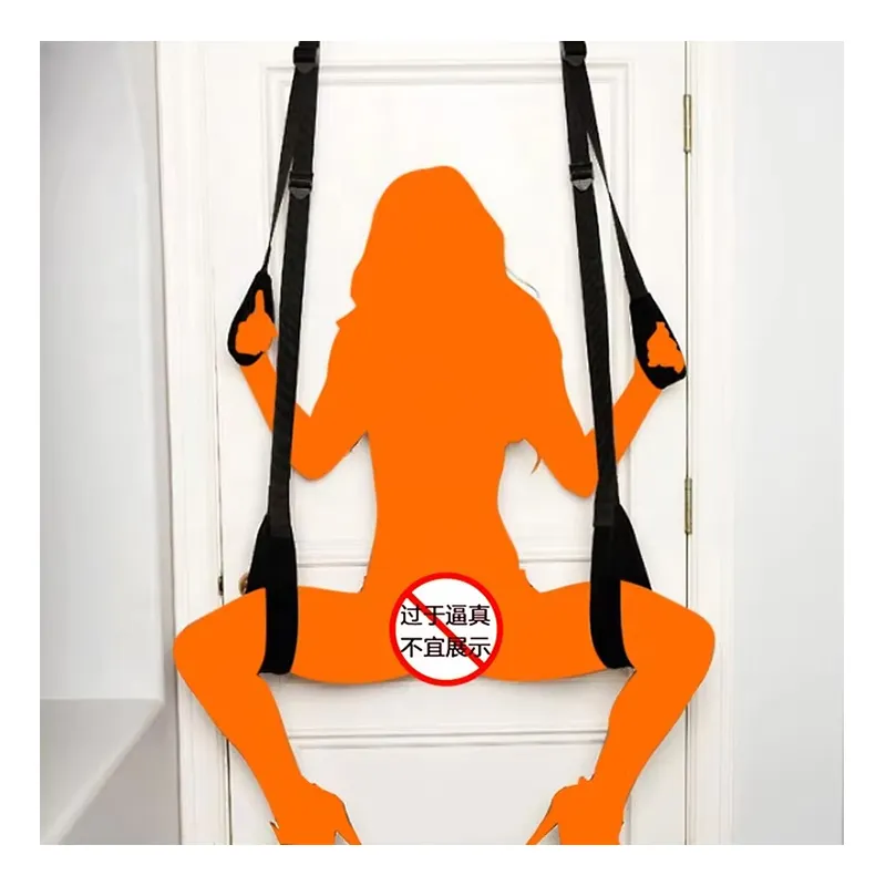 SM Slave Passion Adjustable Soft Material Couples Bandage Sex Game Adult Toys Hanging Door Swing Bondage Kit