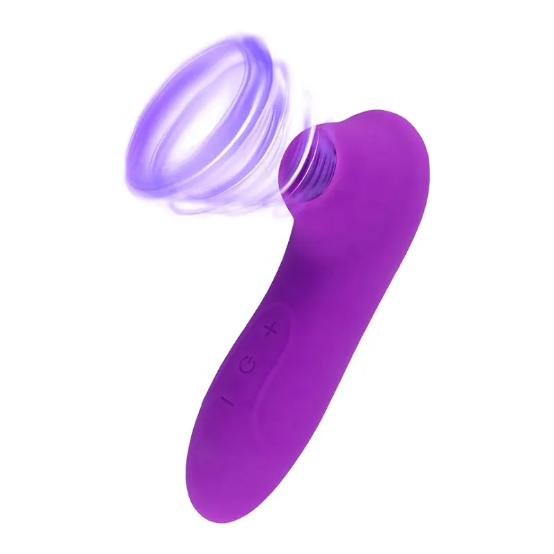 Big Round Mouth Air Pulse Clitoris Stimulator 7 Intense Suction Oral Sex Clitoral Sucking Vibrator Sex Toys for Woman