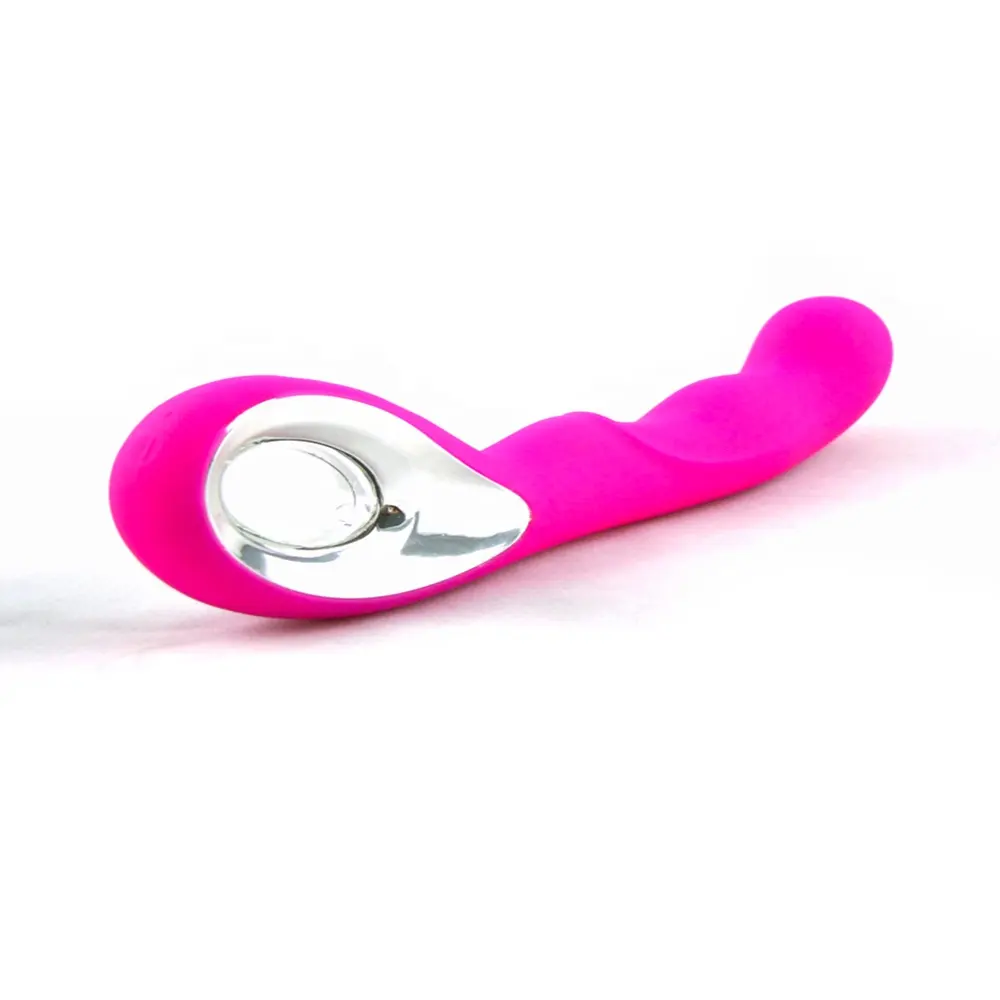 USB Charging Round Head Design Soft Pacifier Silicone Sexual Masturbation Toy Female AV Vibrator for Couple Sex Toys