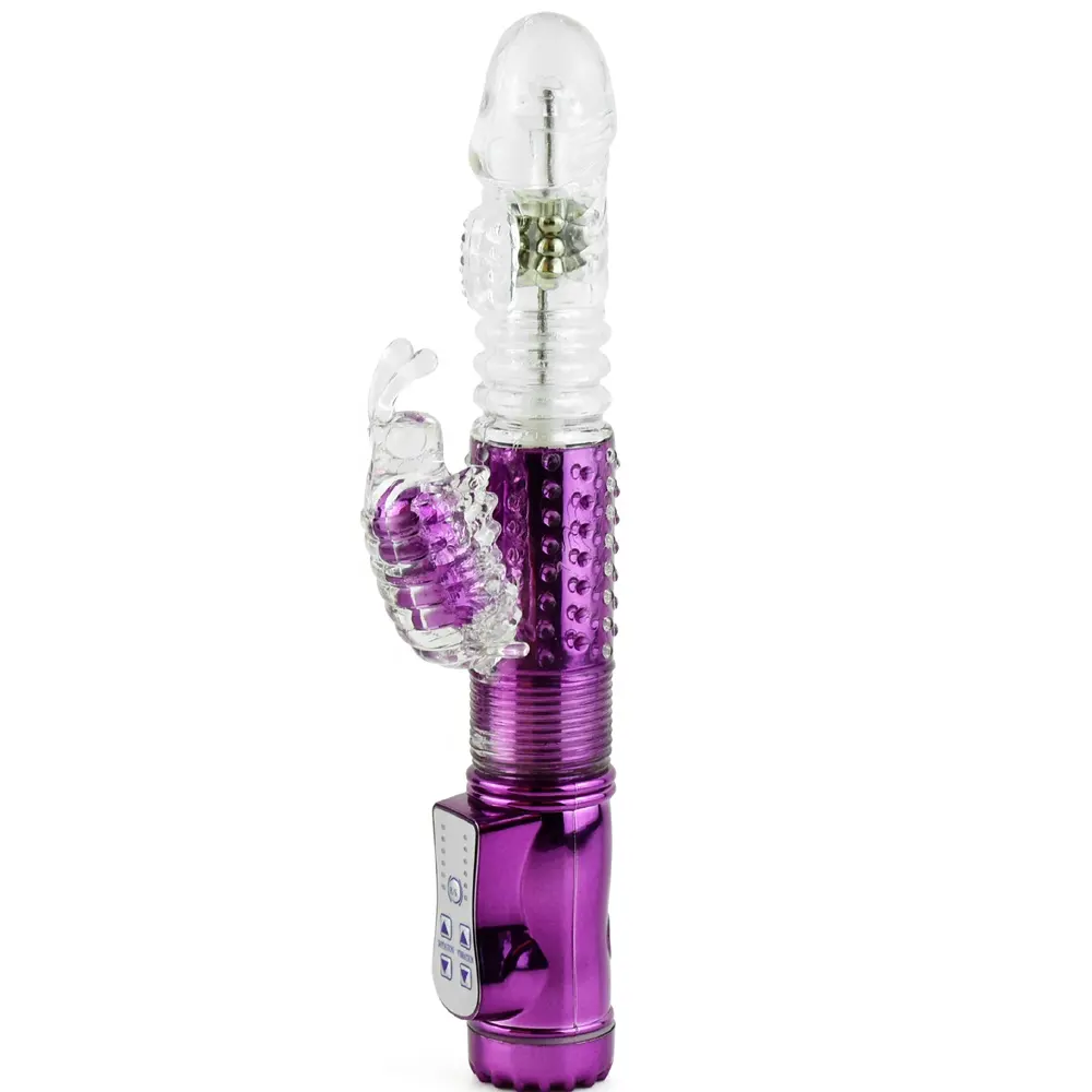 Classic 36 Vibration Rotating Head G Spot Female Dildo Clitoris Stimulation Women Sex Toys Rabbit Vibrator