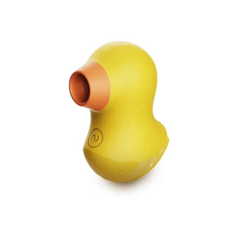 Cute Yellow Color Duck Shape Clit Sucker Nipple Stimulator Clitoral Sucking Vibrator Sex Toys for Woman