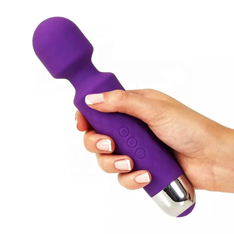 Customizable Sex Toys USB Rechargeable Wands Personal Massager 8 Speeds 20 Vibration Vibrator Sex Toy for Women