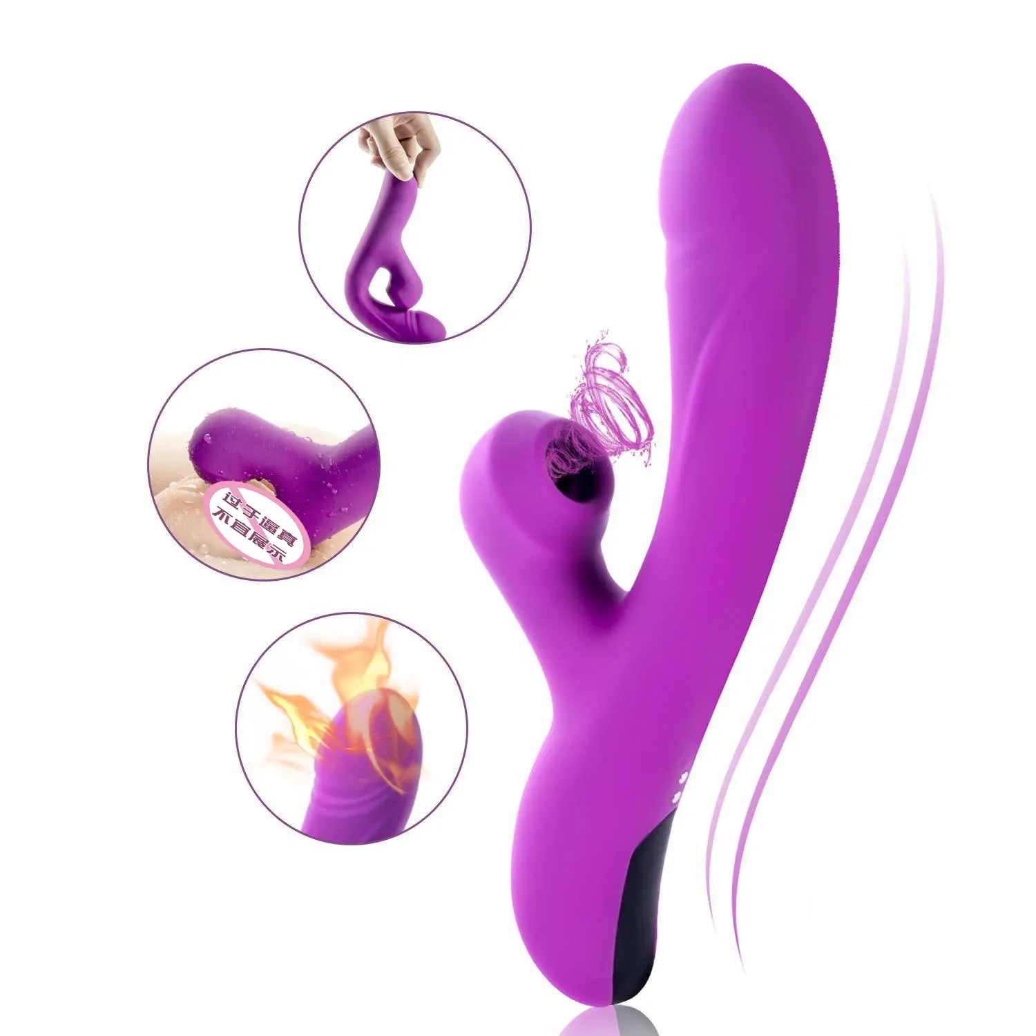 Rechargeable Sucking Vibrator Clit Sucker Clitoris Stimulator Masturbator Nipple Licking Tongue Oral Toys for Adults Sex Toys