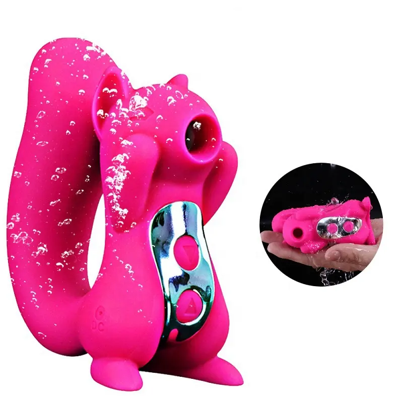 Rechargeable Squirrel Shape Clit Sucking Vibrator Sex Toy Women Nipple Stimulator Clit Sucker Female Squirrel Vibrator