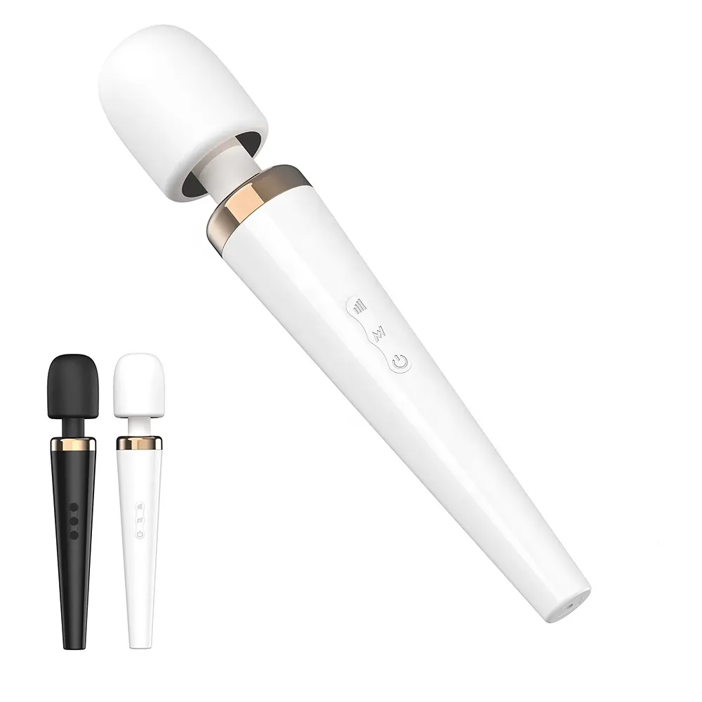 Cordless Wand Massager Magic Big Massage Stick,10 Vibration 3 Speed Powerful Other Massage Products for Back Neck Body Shoulder