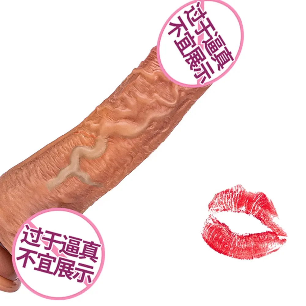 7.9" Realistic Dildo with Strong Suction Cup,Lifelike Liquid Silicone Penis G-Spot Anal Stimulation Dildos for Women