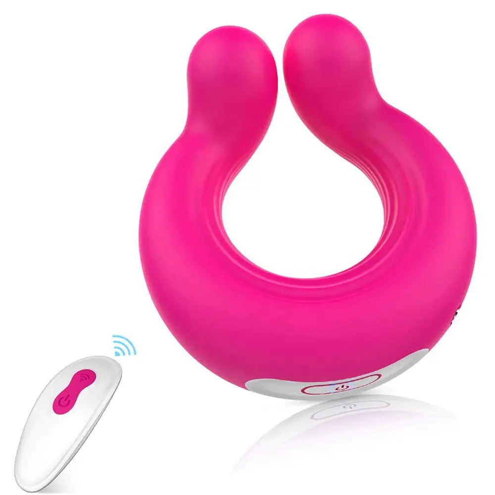 Fullbody Silicone Vibrating Cock Ring for Men 9 Powerful Vibrations for Penis & Clitoral Stimulation Remote Control
