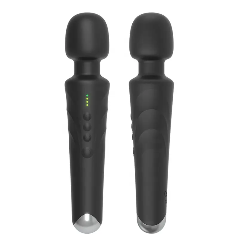 Onekey Orgasm Wand Massager with Battery Indicator,1500mAh 4 Hours Working Time,8 Speed 20 Vibration Massage Wand