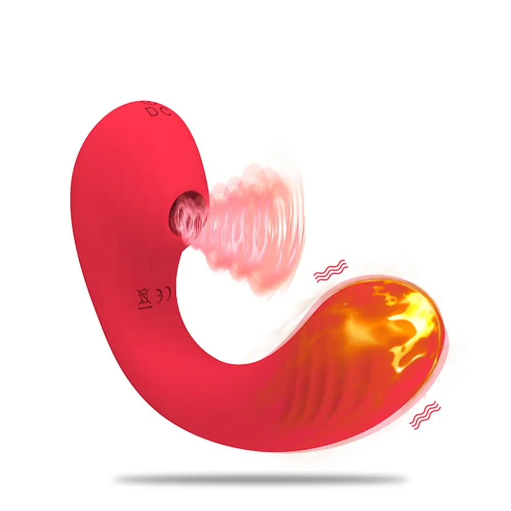 Silicone Clitoris Sucker Dildo Vibrator 10 Sucking Vibrations Clit Vaginal Stimulator Women's Sex Shop Toy