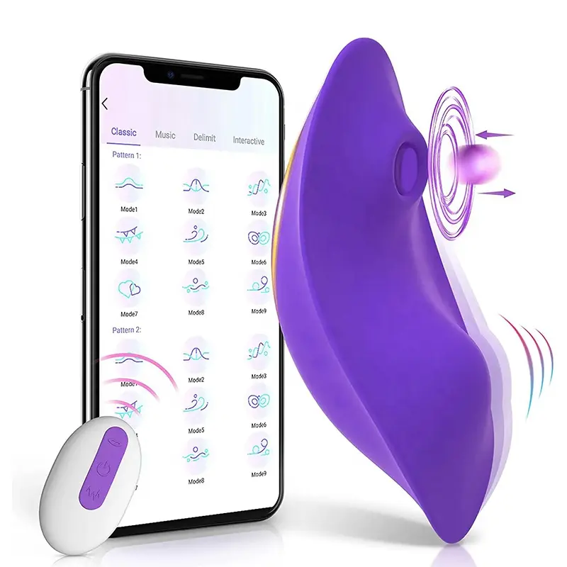 APP Remote Control Couple Toys Wearable Panty Vibrators Suction Vibrator Sex Toys for Woman