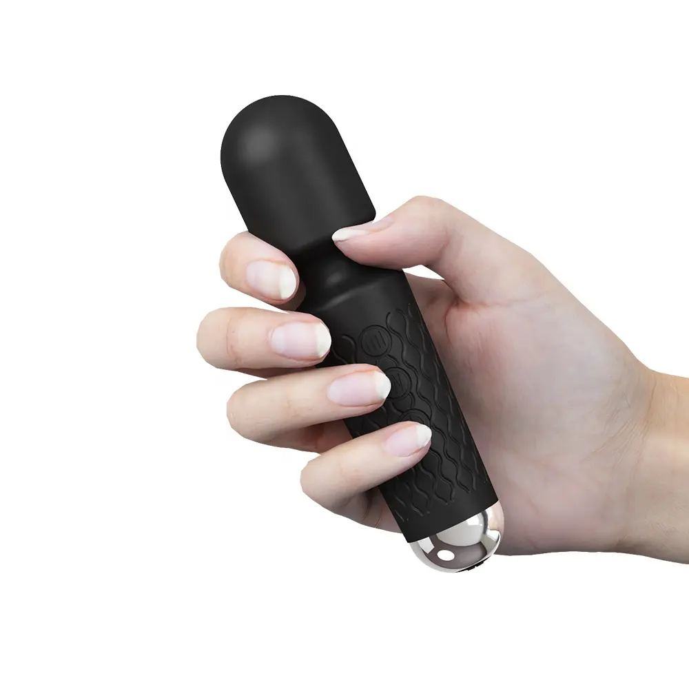 Waterproof Cordless Handheld Wand Massager Powerful Quiet Mini Personal Vibrator for Women