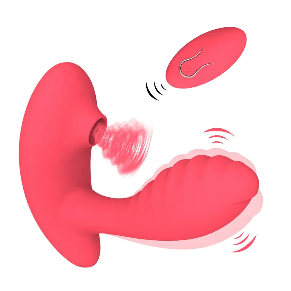 Silicone Wearable Vibrators Sex Toy Women G-spot Clitoral Sucking Vibrator for Clit G Spot Stimulation