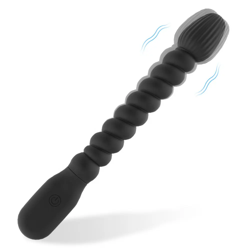 Hot Sale 10 Vibration Beads Style Vibrating Anal Plug Prostate Massager  G Spot Beads Vibrator - Butt Plug Anal Sex