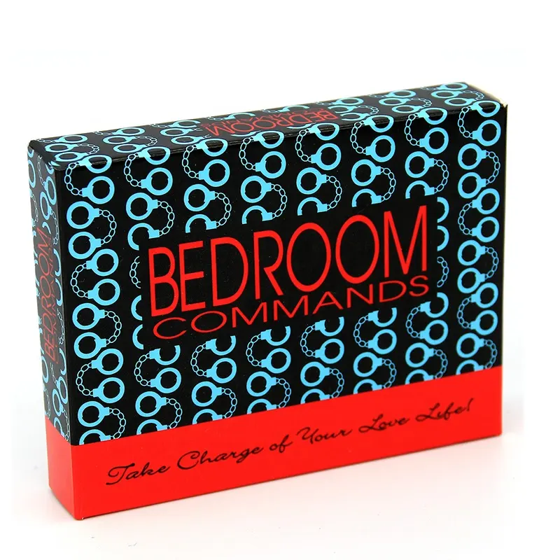 Sex Conversation Cards Adult Poker Black Playing Cards Bedroom Commands Card Game Couple Games Sex Toy