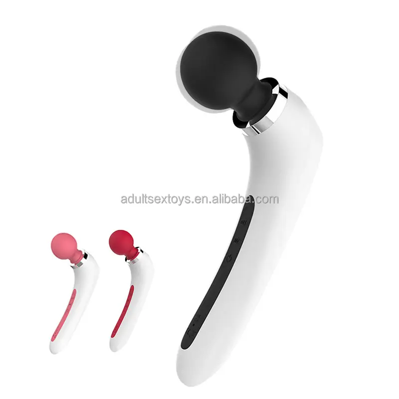 Handheld Massage Products 3 Speeds 20 Vibration Bend Head Wand Massager Cordless Personal Massager for Women