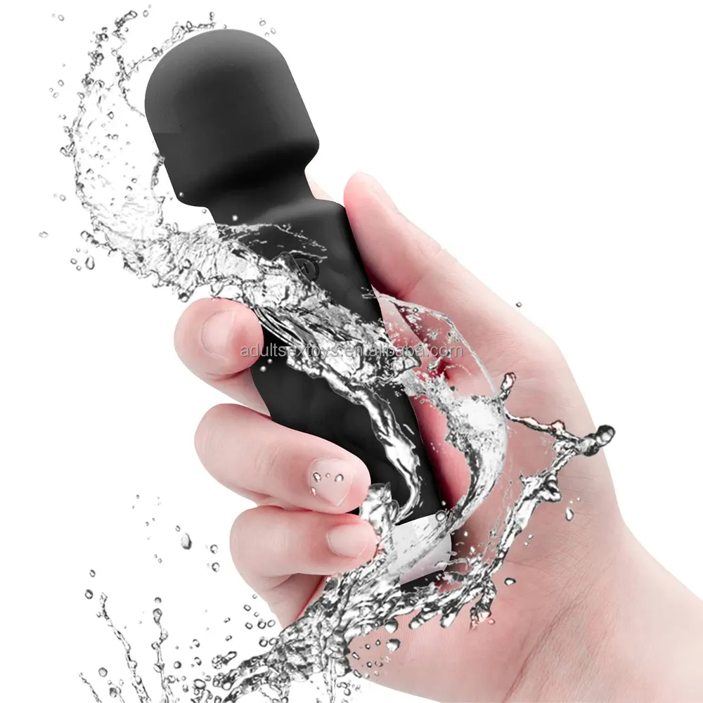 Mini 8 Speed 20 Vibration Personal Massager Silicone Women Neck Shoulder Back Wand Massager Vibrator
