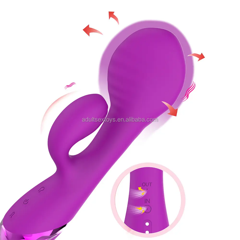 Extra Large Rabbit Vibrator Dildo G-spot Vibrating Dildos for Women Inflatable Vibrator Inflatable Sex Toy