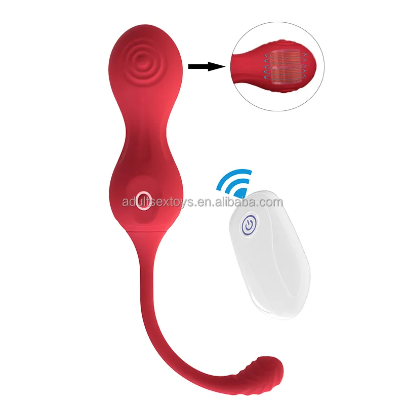 Double Sided Pulsing Vibration Women Vaginal Tightening Kegel Exercise Vibrating Balls Sex Toys for Woman