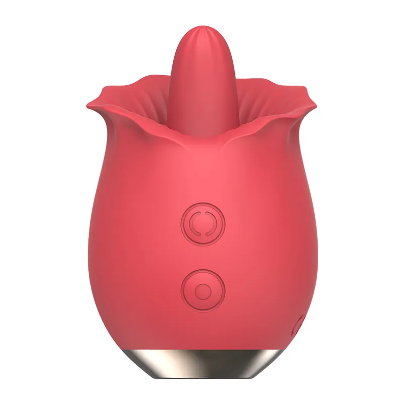 Customized Color & Packaging Adult Toys Rose Sex Toy Rose Vibrator for Women Clitoral Tongue Vibrator