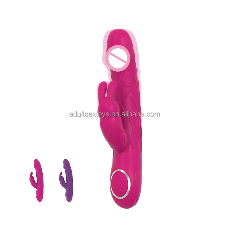 Customizable Woman Sex Toys Dual Pleasure Body Safe Silicone Realistic Dildo Rabbit Vibrator
