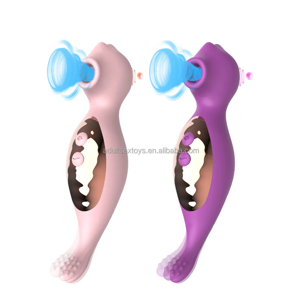 Original Factory 10 Vibration+Sucking+Flapping Nipple Clitoral Stimulator Sex Toys 3-in-1 G Spot Clit Dildo for Women Couples