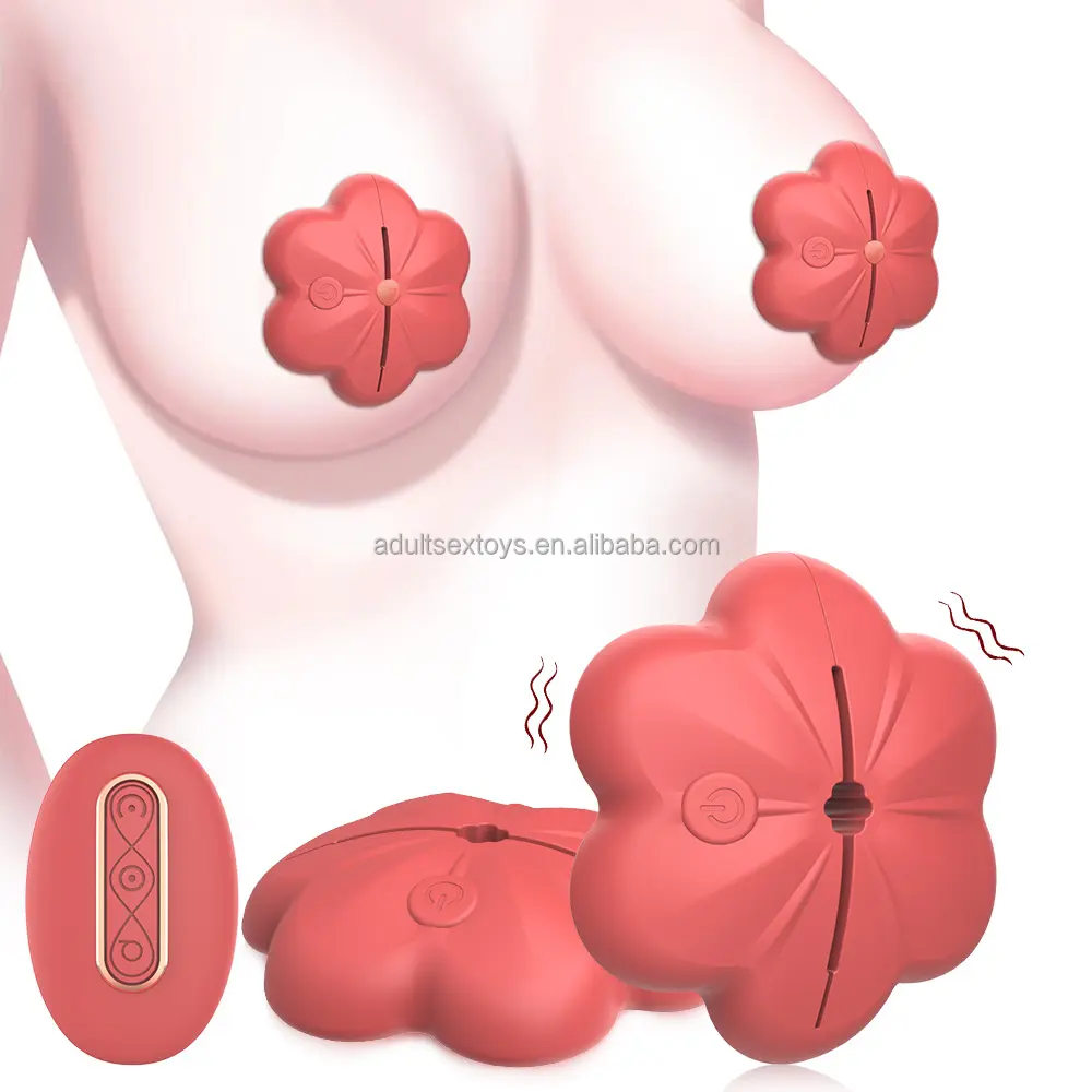 New Style 10 Vibrations Remote Controlled Nipple Vibrator Toys Skin-Safe Nipple Clamps Women's Sex Toys