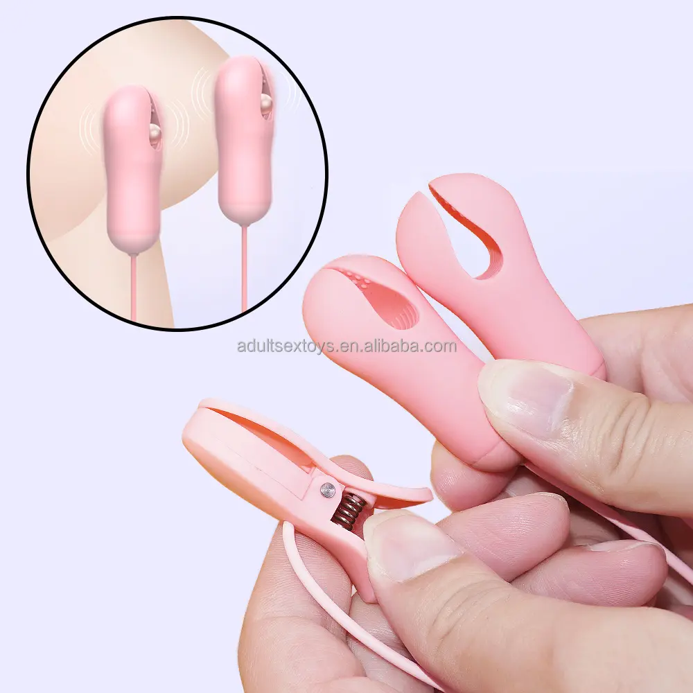 Japan Wired 10 Vibrations Nipple Vibrator Toys Skin-safe Nipple Clamps Women Sex Toys