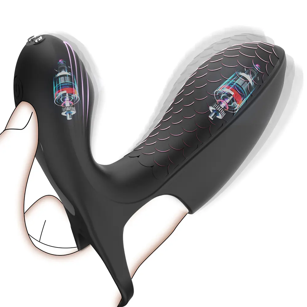 Rechargeable Finger Sleeve Vibrator G Spot Orgasm Massage Clitoris 10 Speeds Powerful Finger Vibrator for Women