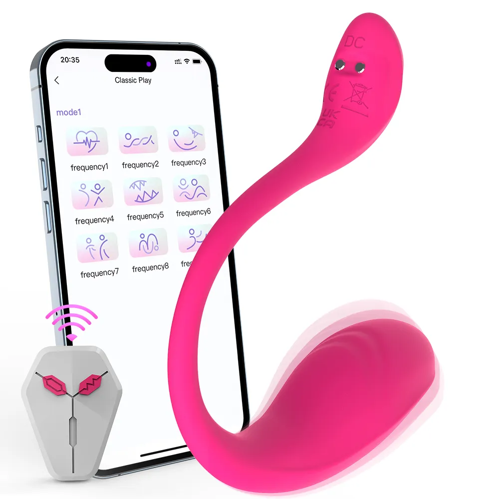 Soft Silicone APP and Remote Control Vibrating Panties 9-Vibration Adult Sex Toys for Women & Couples Wearable Panty Vibrator