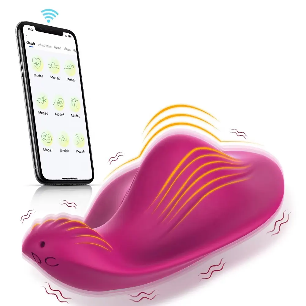 App Controlled Vibrator Wearable Couples Sex Toys Safe Silicone Panty Butterfly Vibrator Intimate Women Toys