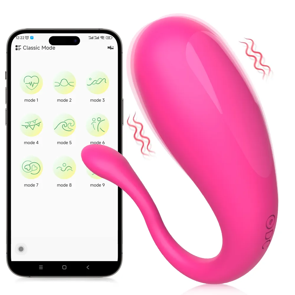 Pink Fun Rechargeable Adult Sex Toys Long Distance Wearable G-Spot Panty Vibrator APP Remote Control Mini Kegel Ball for Female