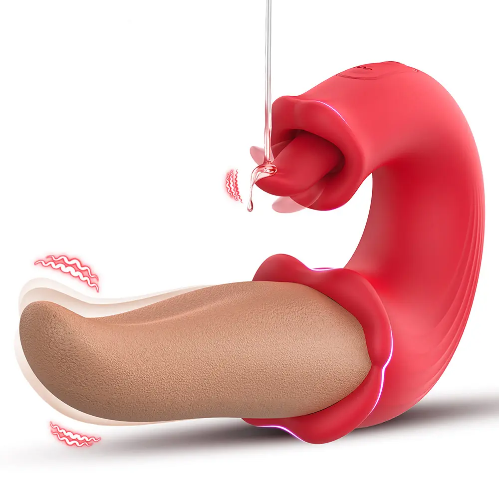 10 Licking Clitoral Swing Vibration Sex Toys Tongue Vibrator Rose Adult Toy G Spot Clit Stimulator Pleasure Tools for Female