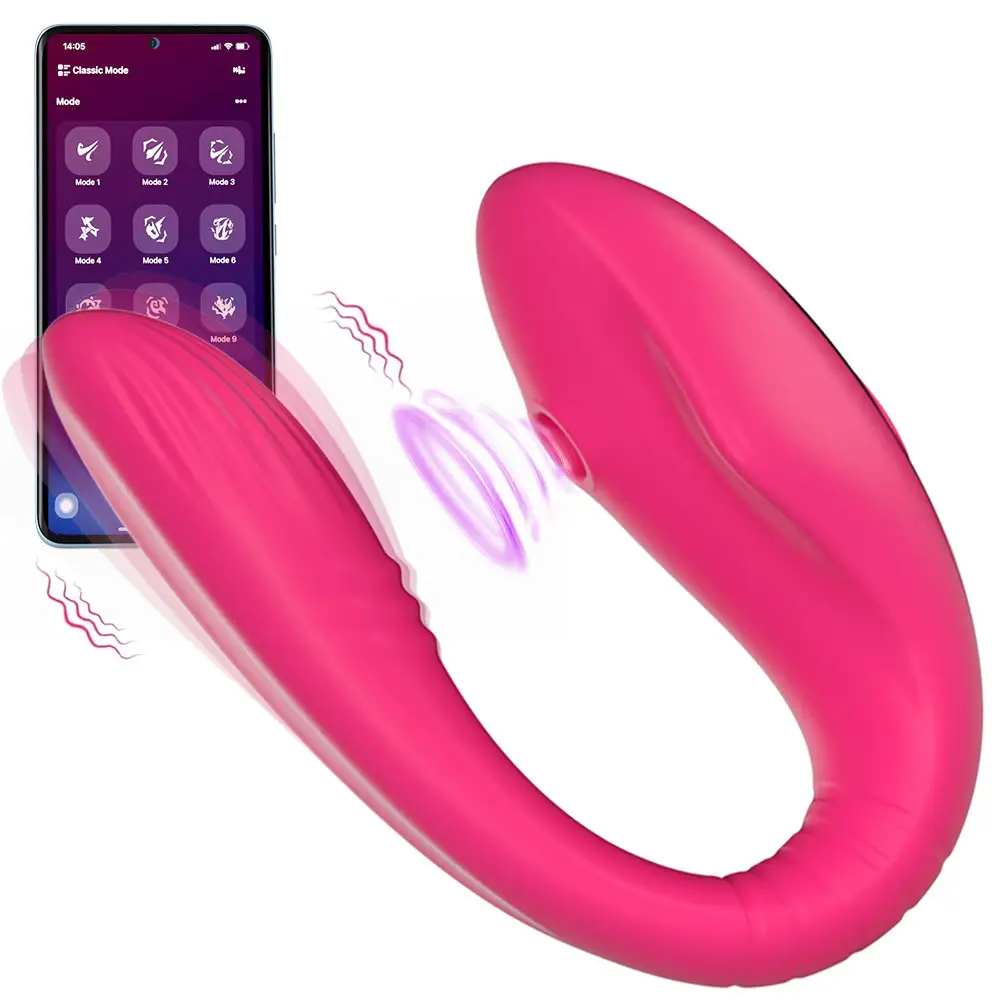 App Controlled Sex Toy Wearable G-Spot Vibrating Panty Vibrator with Sucking Function for Women and Couples