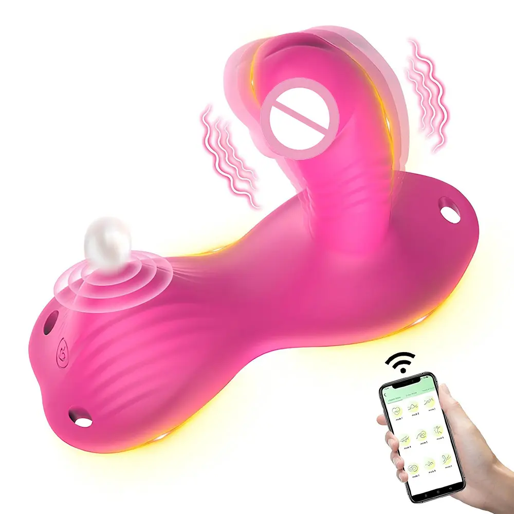 App and Remote Control Insertable Dildo Women Sex Toys 9 Vibration Adult Toys Sex Chair Sex Machine for Triple Stimulation