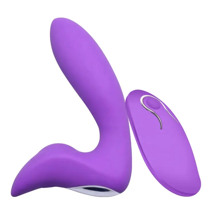 Wireless Remote Control Anal Prostate Massage Device Sex Toys 12 Vibration Black Anal Plug