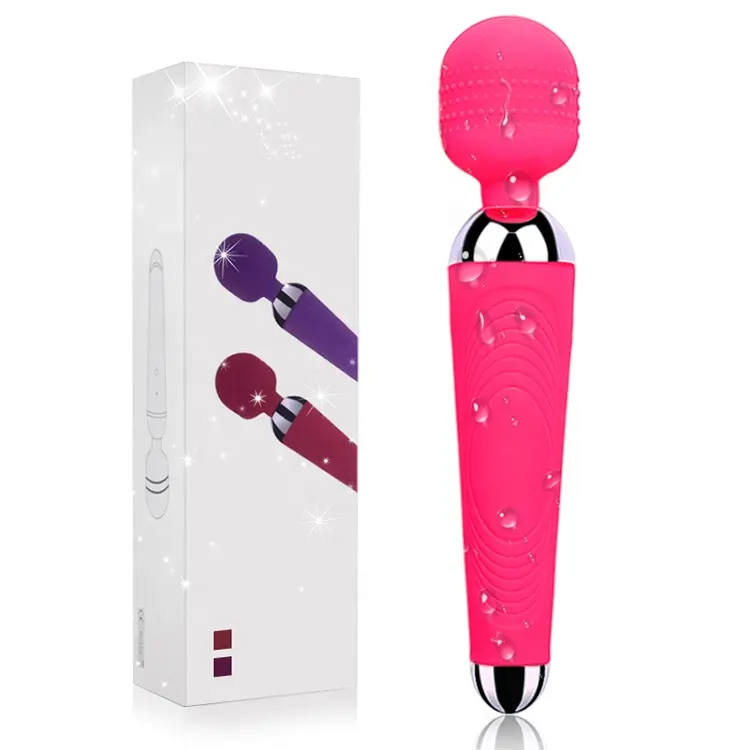 Excellent Rechargeable AV Vibrator Adult Sex Toys for Woman Vagina Massage