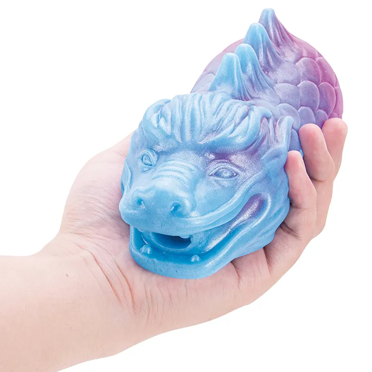 BLQ Being Fetish BF-21033-2 Colorful Soft Silicone Male Masturbator with Monster Animal Design 100% Waterproof 180mm X 77mm