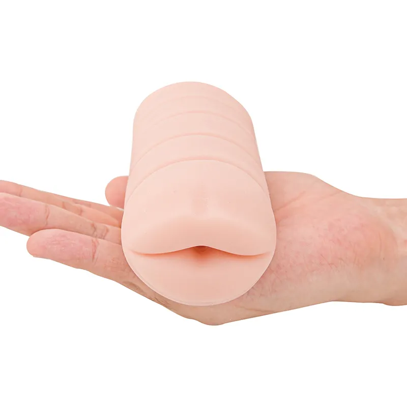 Women Mouth Shape Man Masturbation Toy Facke Pusy Male Toy Vagina TPE Material Adult Toy BF-20934