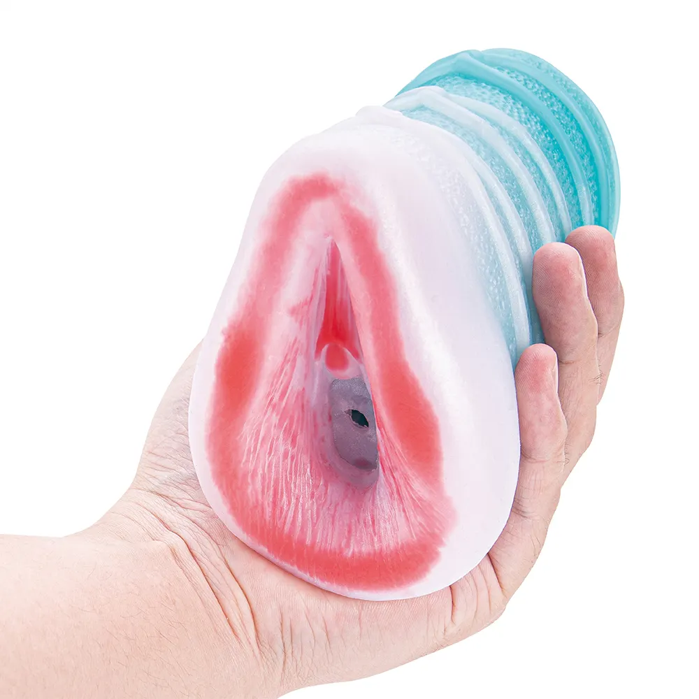 Super Realistic Male Masturbator Lifelike Animal Silicone Soft Stroker Depth Reusable Cup 100% Waterproof for Male Masturbation